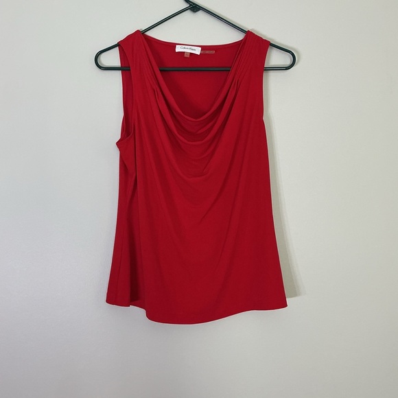 Calvin Klein Tops - Calvin Klein Scarlet Blouse